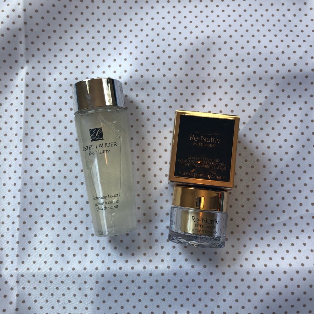 estee lauder Re-Nutriv lotion & cream.